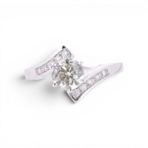 Pierścionek z diamentem 1.02 ct